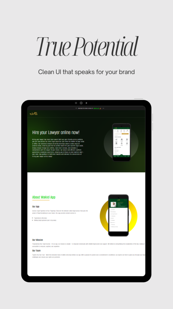 Wakiel WEBSITE DESIGN