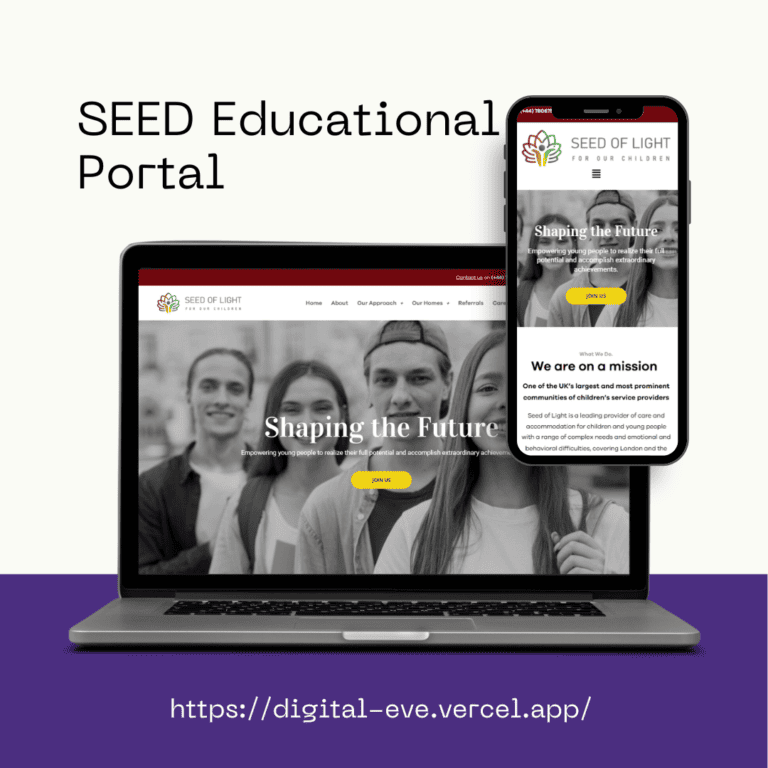 Digital Eve Website Design