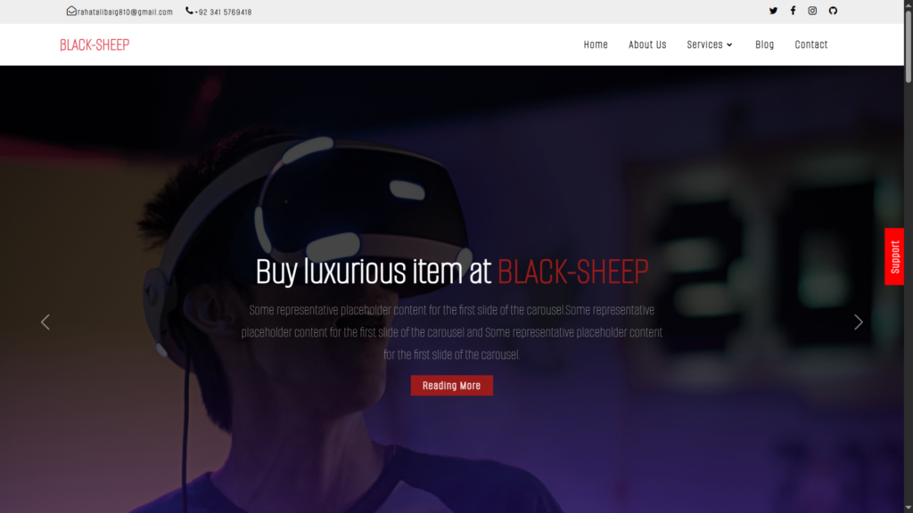 BlackSheep UI – Component Library Showcase
