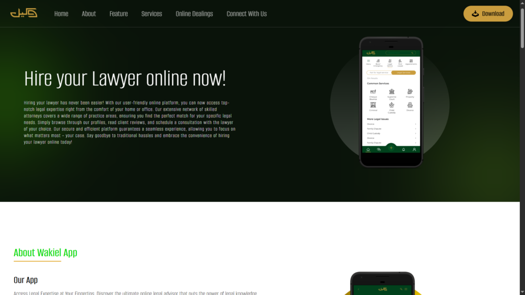 Wakiel – Law Firm Website