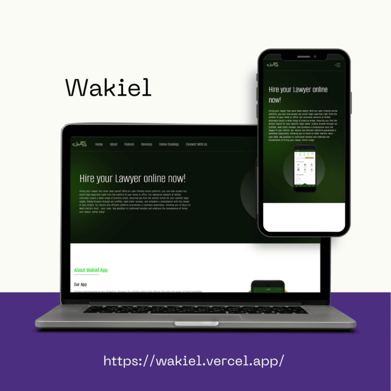 Wakiel Website Design
