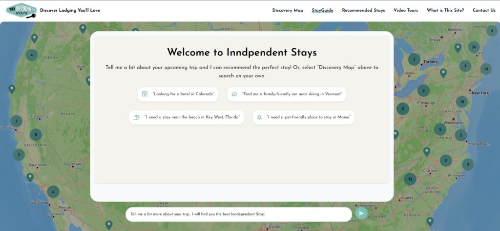 Inndependent Stays Chatbot